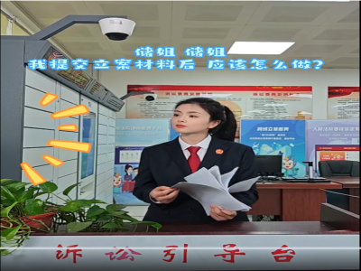 【小储说法】提交立案材料后应该怎么做？